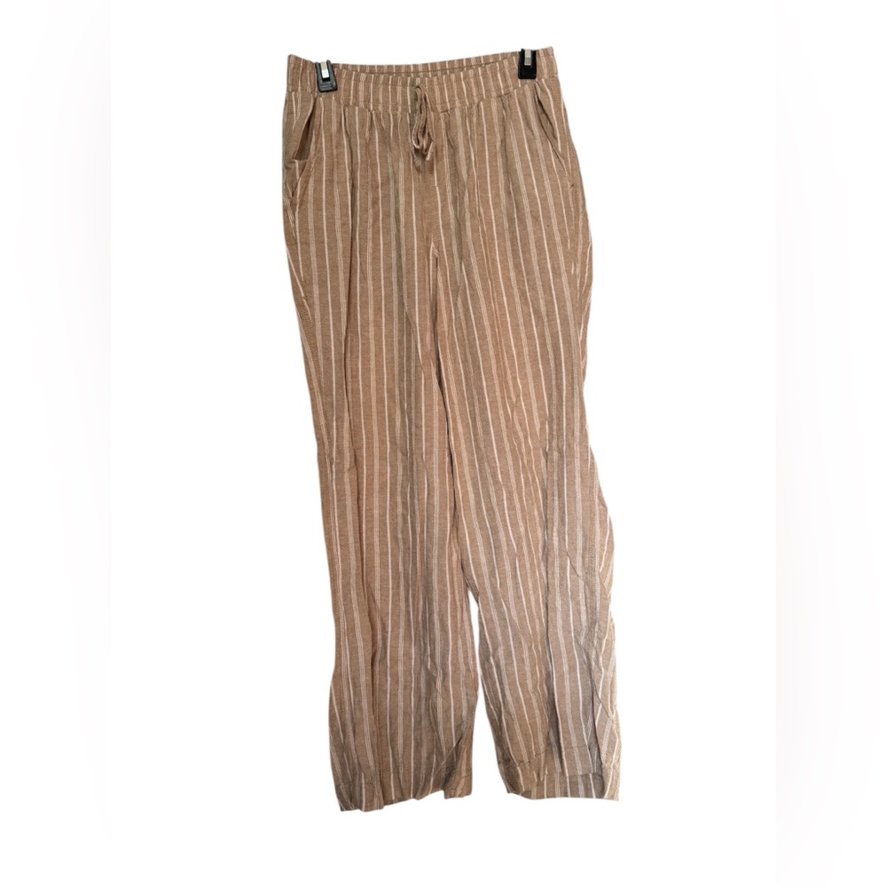 Briggs linen‎ blend pull on pants size S